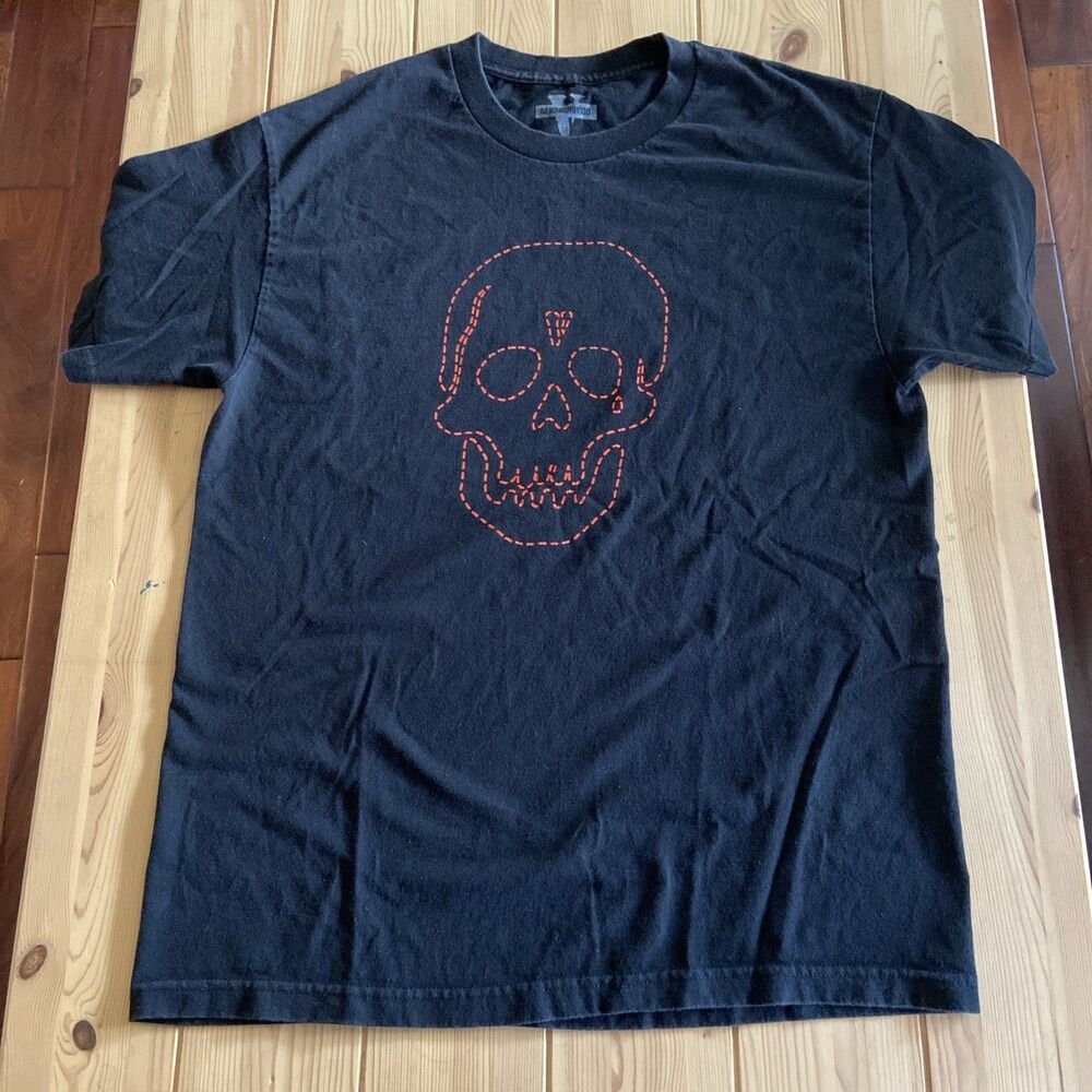 Neighborhood Shirt Vlone Large Black Skull Graphic Made USA Streetwear V-Lone